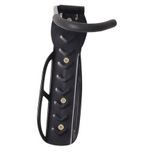 Heavy Duty Vertical Bike and Scooter Wall Mount Rack, Space Saving Storage Hook, Easy Installation, Black