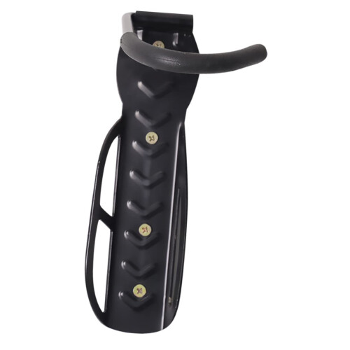 Heavy Duty Vertical Bike and Scooter Wall Mount Rack, Space Saving Storage Hook, Easy Installation, Black