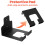 2 Pack Garage Tool Organizer Wall Mounted Heavy Duty Rack for Trimmers and Garden Tools 3