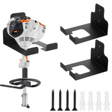 2 Pack Garage Tool Organizer Wall Mounted Heavy Duty Rack for Trimmers and Garden Tools