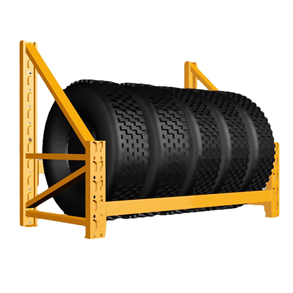 Heavy Duty Wall Mount Tire Rack, 150X55x80cm Rustresistant Steel Frame Holds Four Suv Tires For Garage Storage 9455672904841