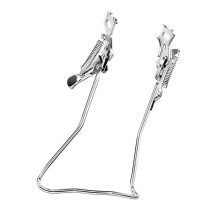 Adjustable Double Leg Bike Kickstand, Durable Steel Stand for 26 Inch Road and Mountain Bikes
