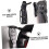 Heavy Duty Vertical Bike and Scooter Wall Mount Rack, Space Saving Storage Hook, Easy Installation, Black 2