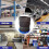 Tire Storage Rack Stackable Plastic Stand for Garage, HeavyDuty SpaceSaving Organizer Blue 5