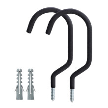 Bike Wall Mount Storage Hooks, Heavy Duty Bicycle Hanger for Garage, Vertical SpaceSaving Design