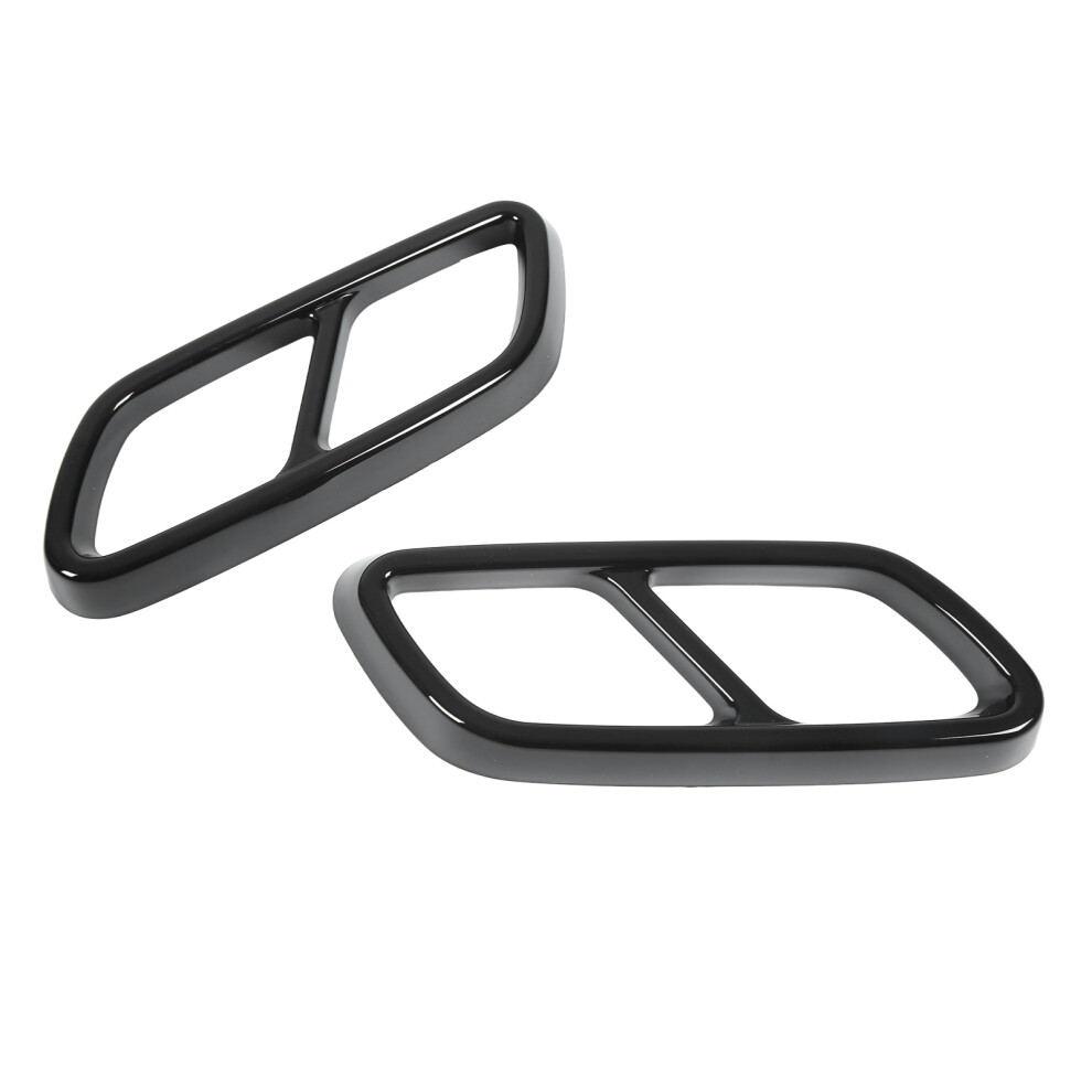 CâClass W206 2021+ Rear Exhaust Cover In Sleek Or Gloss Finish Black 8471390139663