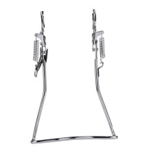 Durable Double Bike Stand Kickstand with Stable Parking Support and Iron Construction for Mountain and Road Bikes