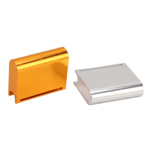 2pcs Leather Edge Slicker Set - Gold & Silver Aluminium Alloy Trimming Tool