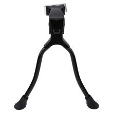 Double Leg Bike Kickstand 26 Inch Adjustable Aluminum Stand with Stable Support for Mountain and Road Bikes