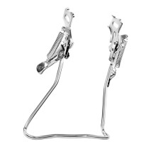 Adjustable Double Foot Bike Kickstand 20 Inch, Durable Steel Bicycle Stand for Adults Mountain Bikes