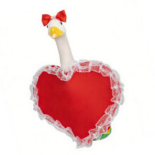 Herzförmige Gänse-Valentinsfest-Dekorationen, geeignet für