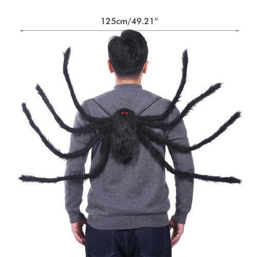 Riesenspinnen-Rucksackkostüm – Schwarz oder Orange, 90 cm oder 1