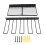 Wall Mounted Tool Organizer with Durable Metal Drill Holder, Garage Storage Rack for Workshop 1