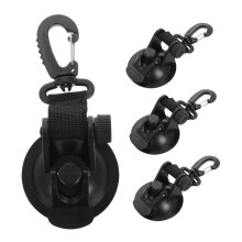 4Pcs Heavy Duty Suction Cup Hooks with Secure Suction Attachment for Camping RV Tent Outdoor Use
