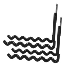 Garage Storage Hooks 2PCS Heavy Duty Wavy Wall Mount Non Slip Tool Holders for Garage and Basement