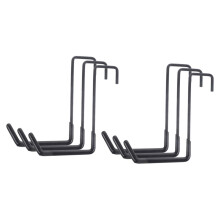 Garage Storage Hooks Heavy Duty Wall Hooks 6pcs Large Wall Mounted for Garage Garden Tool Organization