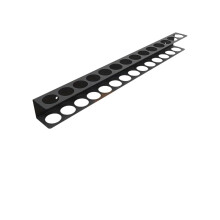 Tool Organizer Wall Mount Storage Rack for Garage Workshop, Durable Metal Multi‑Tool Holder