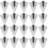 Galvanized Heavy Duty Tarp Hooks 20Pack RustResistant Three Hole Tie Down Mounting Brackets for Trailers 2
