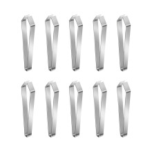 10 Pack Advanced Plucking Clip Stainlessed Steel-Flat clamp