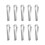 10 Pack Advanced Plucking Clip Stainlessed Steel-Flat clamp 1