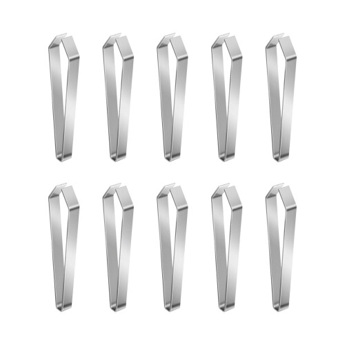 10 Pack Advanced Plucking Clip Stainlessed Steel-Flat clamp