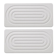 Water Absorbing Soap Dish Set High Absorption Fast Drying-White