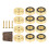 12Pcs Metal Cutting Board Feet with Antislip Base Ensuring 1