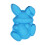 Food Grade Silicone Easter Rabbit Holding Eggs Cake Baking-Blue 1