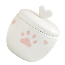 Handgemaakte keramiek verzegelde huisdieras Urn geliefde-S