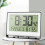 Modern LCD Alarm Clock For Desktop Wall Mount Temperature 2