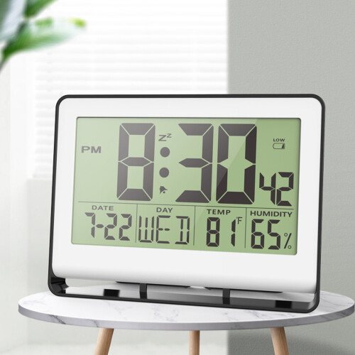 Flexible Placement Digital Clock Large LCD Screen with Alarm 1