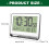 Flexible Placement Digital Clock Large LCD Screen with Alarm 3