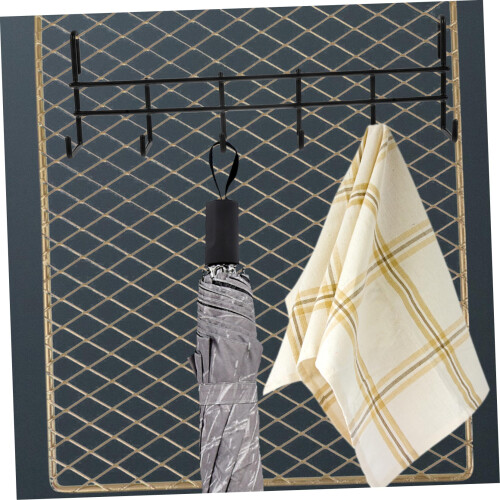 Heavy Duty Wall Mount Tool Hooks Organizer Rack, Durable Iron MultiHook Storage for Garage and Workshop 2