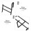 Heavy Duty Wall Mount Tool Hooks Organizer Rack, Durable Iron MultiHook Storage for Garage and Workshop 4