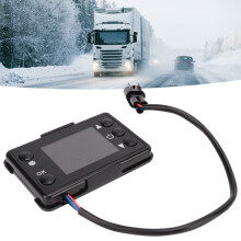 Diesel Parking Heater LCD Switch Remote Set 8KW Black for Cars Trucks Ships