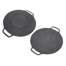 30 cm Aluminiumlegierung Koreanisches BBQ-Grillplatte für Zuhause und Außen-Gasherde