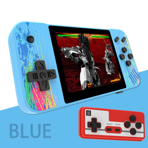 Retro Handheld Game Console with 800 Builtin Games, 3.5inch HD Screen, AV Output, Controller 1