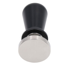 58mm Stainless Steel Coffee Tamper Hammer 103mm Black for Home
