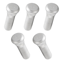 5PCS M12 x 1.5 Extended Wheel Studs Steel CorrosionResistant Replacement for 9094202049 Silver