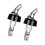 2PCS Liquid Regulator Wine Bottle Pourer 45ml Fixed-Transparent 1