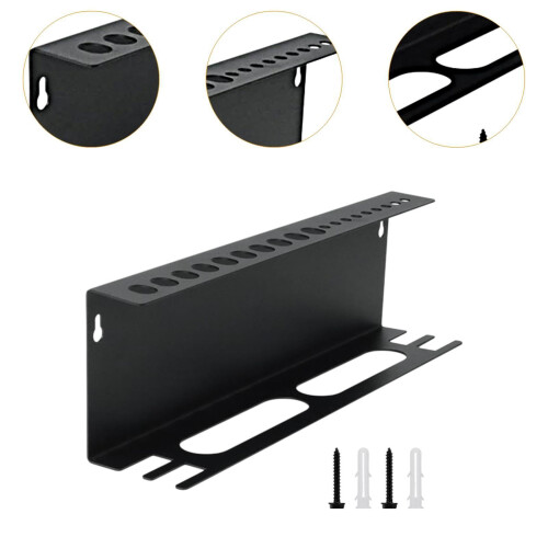 Heavy Duty Wall Mounted Tool Organizer, Steel Storage Rack for Garage, Workshop, Kitchen, Bathroom 1