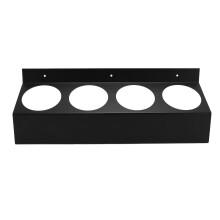 Wall Mounted Spray Can Holder with 4 Slots, Heavy Duty Metal Organizer for Garage Storage