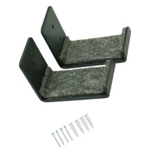 2pcs Wall Mounted Snowboard Rack Space Saving Holder for Skis Skateboards and Ice Skates