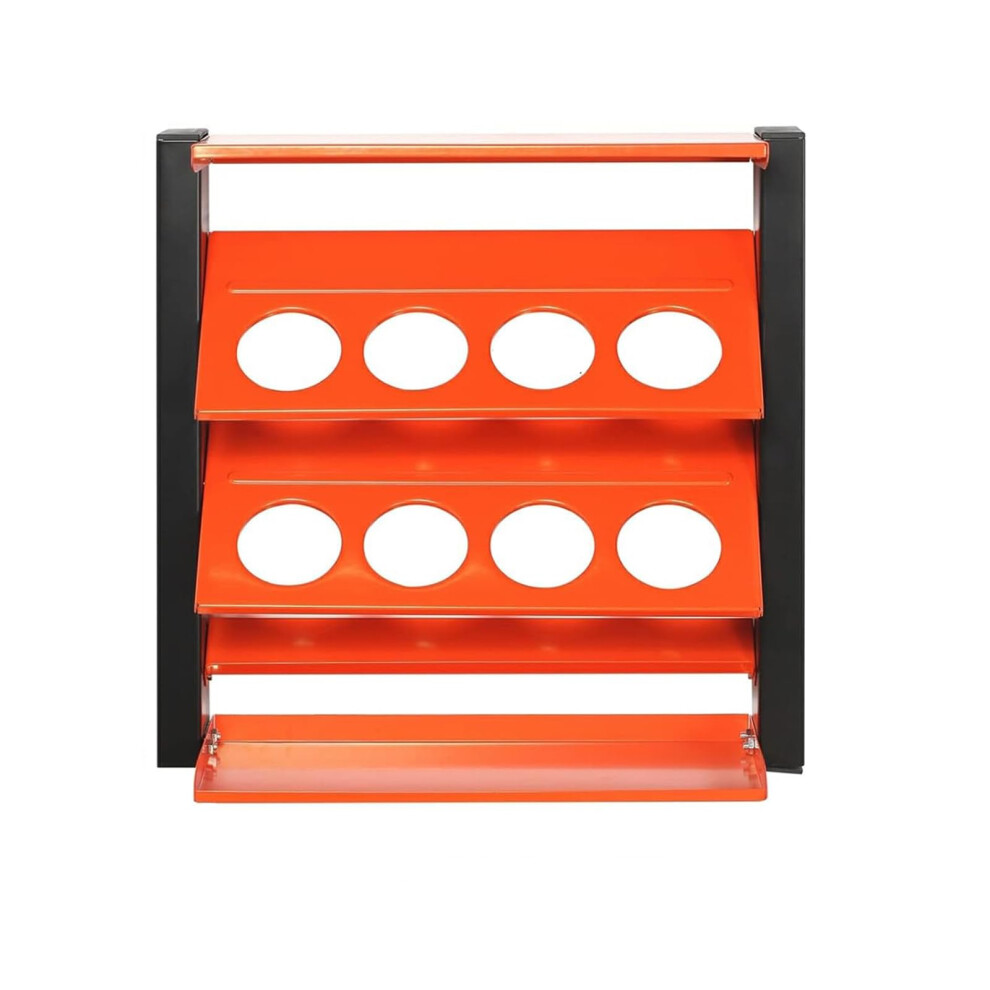 Heavy Duty Wall Mounted Spray Can Holder With Paper Towel Rack, Carbon Steel Garage Organizer 9455672909518
