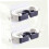 Broom Mop Holder Wall Mounted Organizer Rack with Hooks for Kitchen Bathroom Laundry White 2pcs 3
