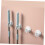 3pcs Wall Mounted Mop and Broom Holder with SpringAction Grip, SpaceSaving Organizer for Kitchen Bathroom 2