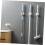 3pcs Wall Mounted Mop and Broom Holder with SpringAction Grip, SpaceSaving Organizer for Kitchen Bathroom 5