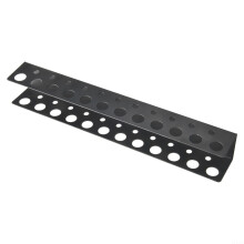 Screwdriver Organizer Rack 23‑Slot Rust‑Resistant Steel Tool Holder for Pliers Workbench Garage