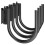 4 Pack Heavy Duty E Track J Hooks, Carbon Steel Rustproof Storage Hooks for Garage, Trailer, Workshop 1