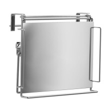 Over the Door Organizer Foldable SpaceSaving Rack NoDrill Kitchen and Bathroom Storage Shelf
